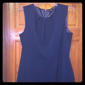 Navy Blue Tahari Knee length dress